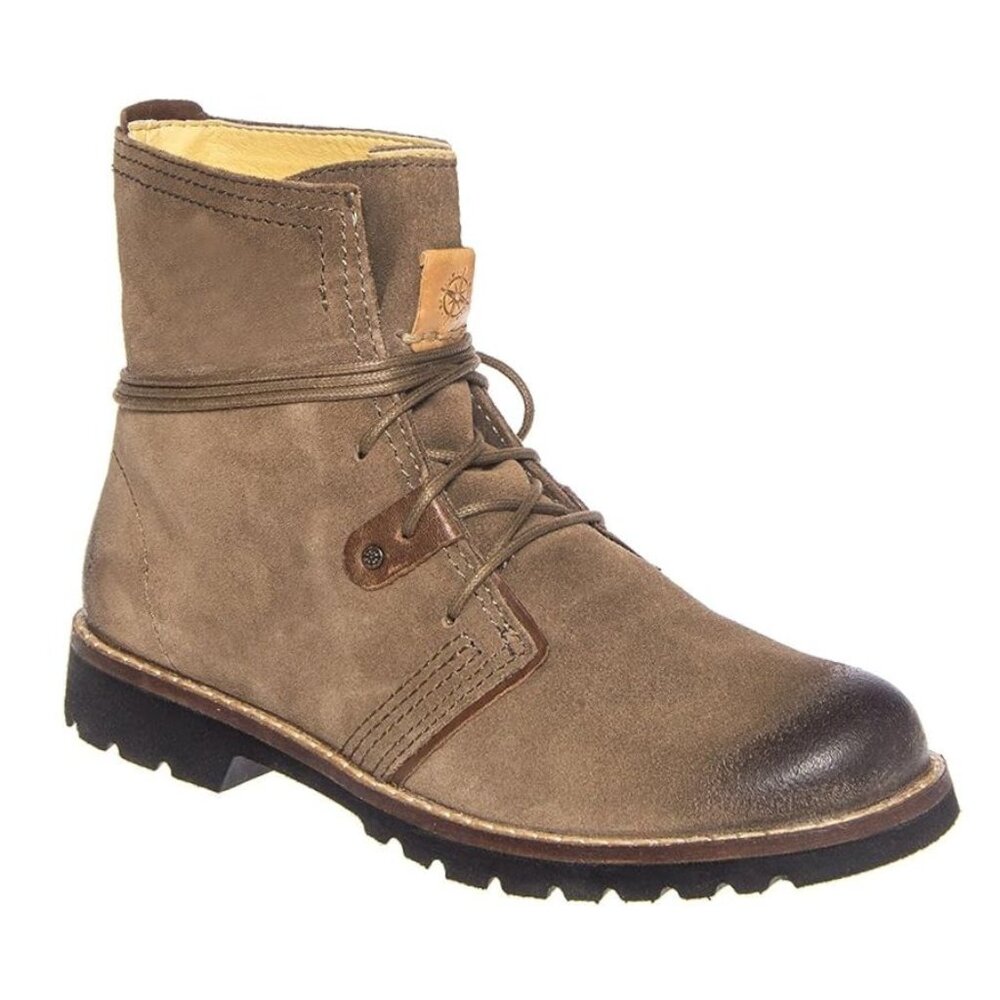 NEW Bussola Women Kalahari Lace Up Combat Military Ankle Boot